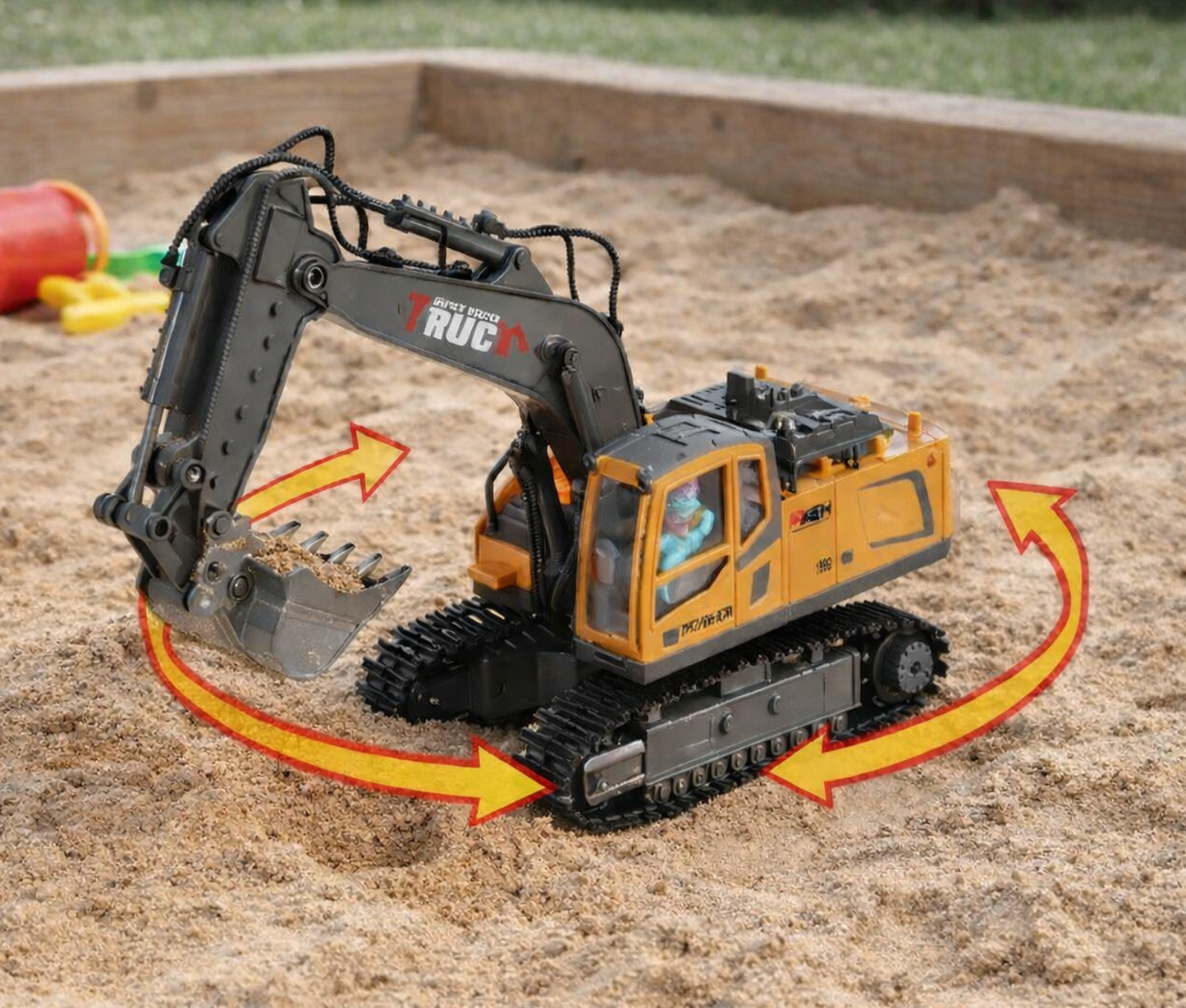 Excavator RC STEM Toy | 1:20 Scale Remote Control Construction Truck