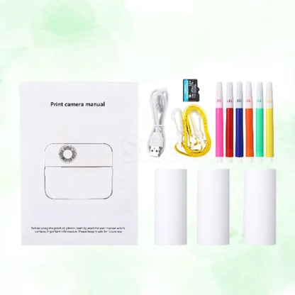 Dinosaur Instant Print Camera | 48MP Digital Camera for Kids