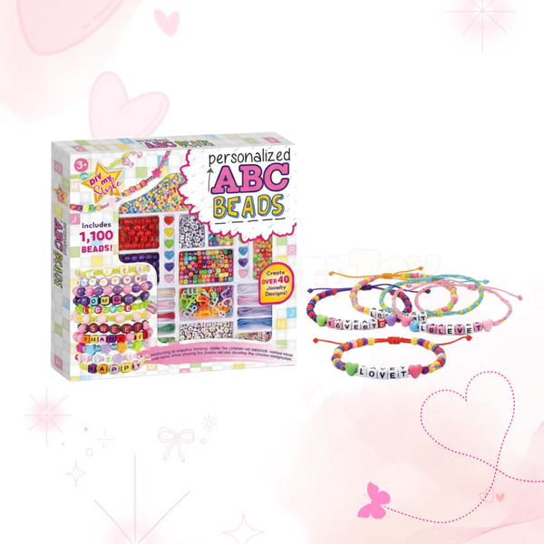 DIY Personalized ABC Beads Set (1410 PCS) | Jewelry Making Kit ST-ABC-1410