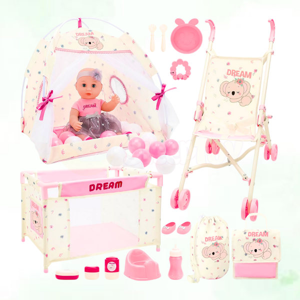 Pink Doll Care Set ST-PDS-17