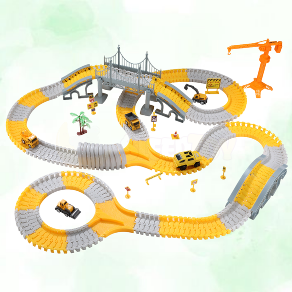 CITY TRUCK Construction Track Set (345 PCS) | STEM Toy ST-CT-375