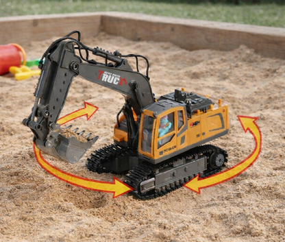 Excavator RC STEM Toy | 1:20 Scale Remote Control Construction Truck