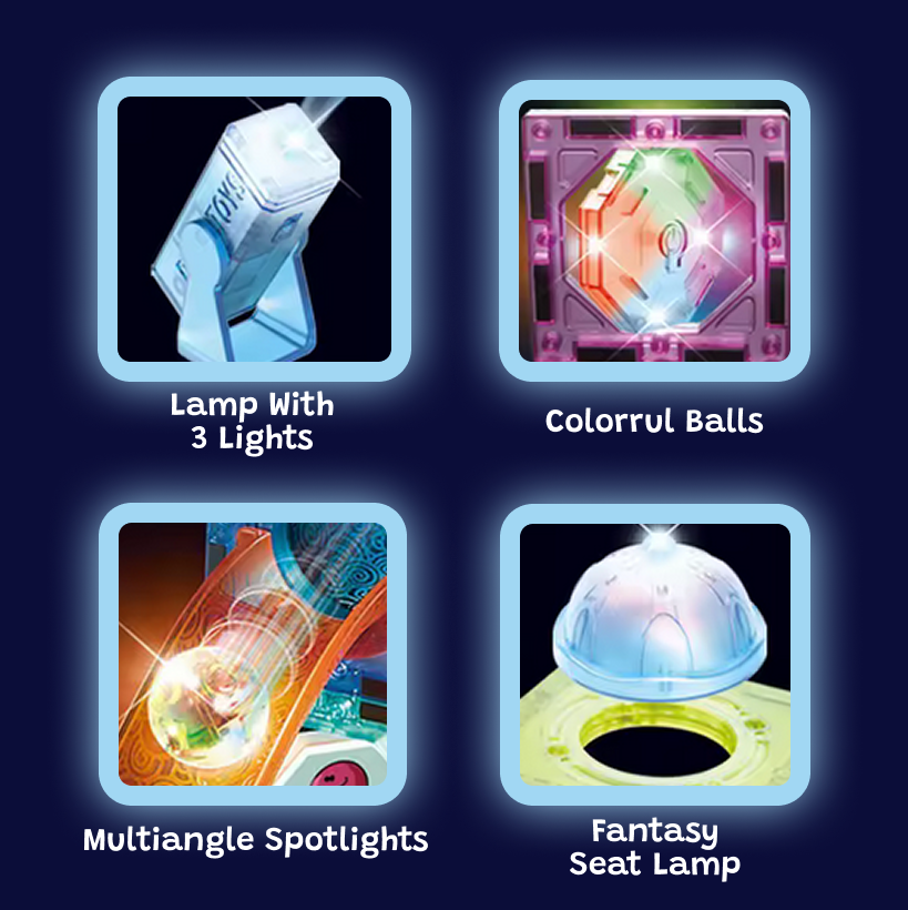 Glow-in-the-Dark Magnetic Tiles | STEM Building Set (110 PCS)