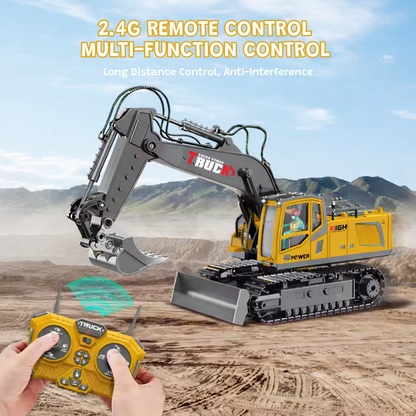 Excavator RC STEM Toy | 1:20 Scale Remote Control Construction Truck