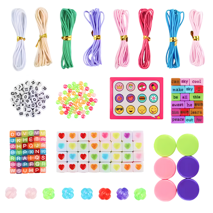 Easter Basket Filler: DIY Emoji & Message Jewelry Kit (220 PCS)