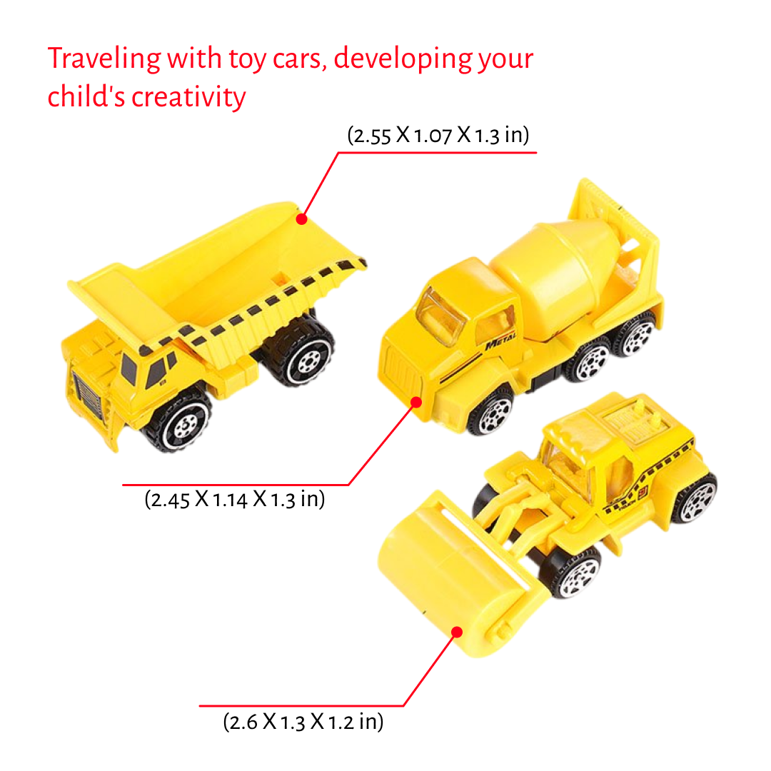 Easter Gift Toy Airplane Playset | Transport Cargo Plane with 3 Metal Cars