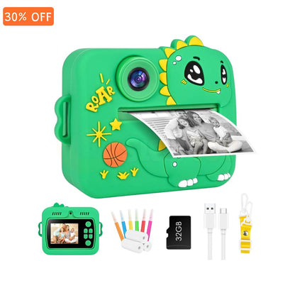 Dinosaur Instant Print Camera 48MP