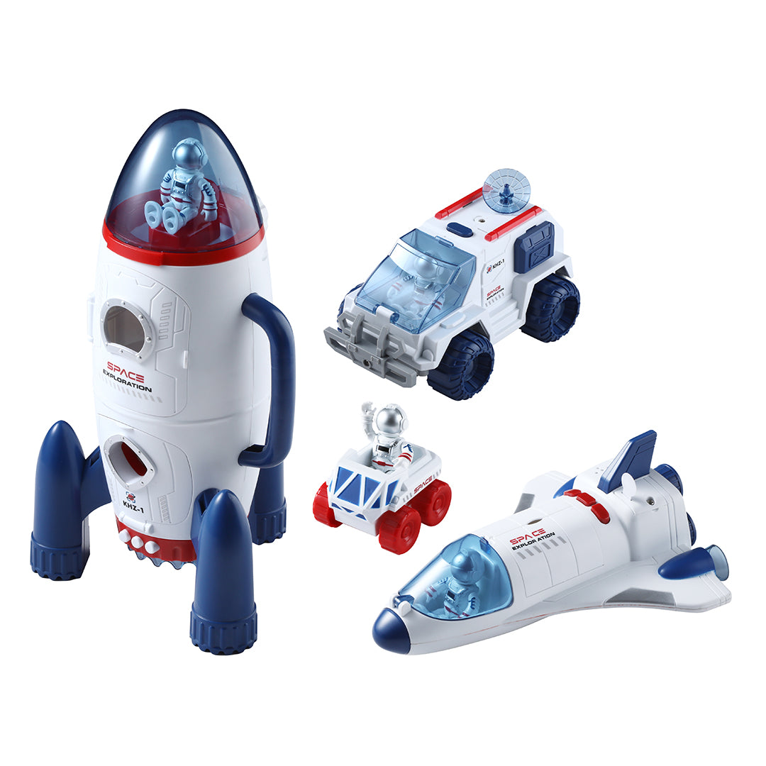 Space Adventure Play Set | Rocket & Astronaut Toy Kit (7 PCS)