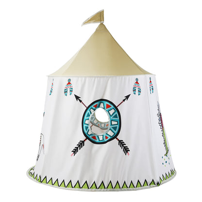 Kids Teepee Tent | Cozy Tribal Style Indoor Playhouse