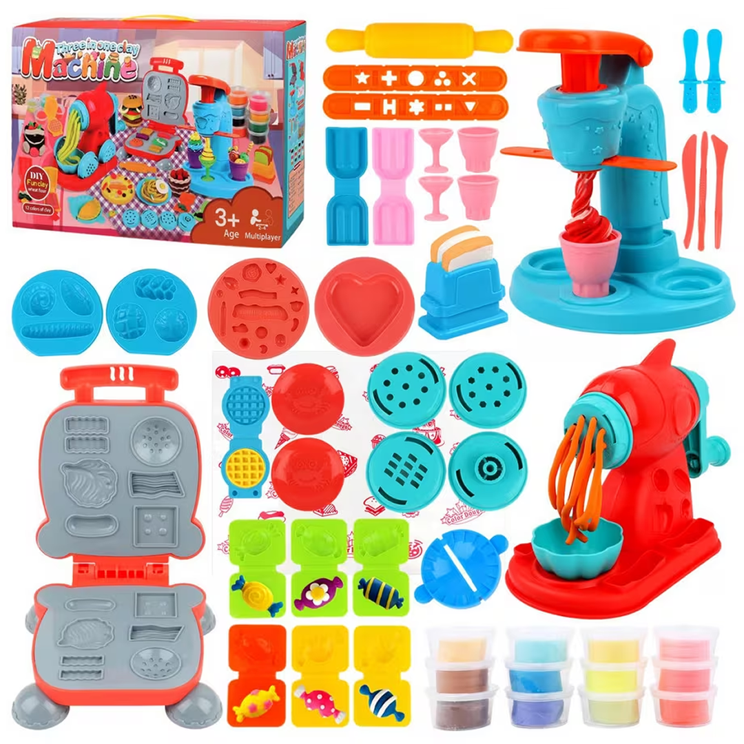 Play-Doh Cooking Set | Creative Modeling Clay Kitchen (67 PCS)